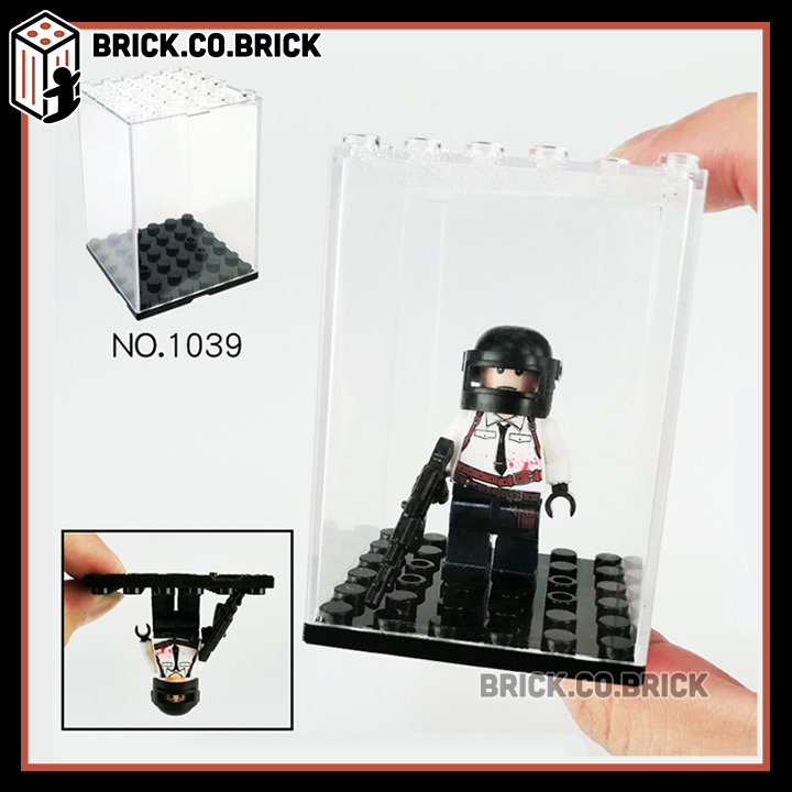 Đồ chơi Lắp ráp Hộp Nhựa Trưng bày 1 Minifigure Chất liệu Kính Nhựa Mica Display Box