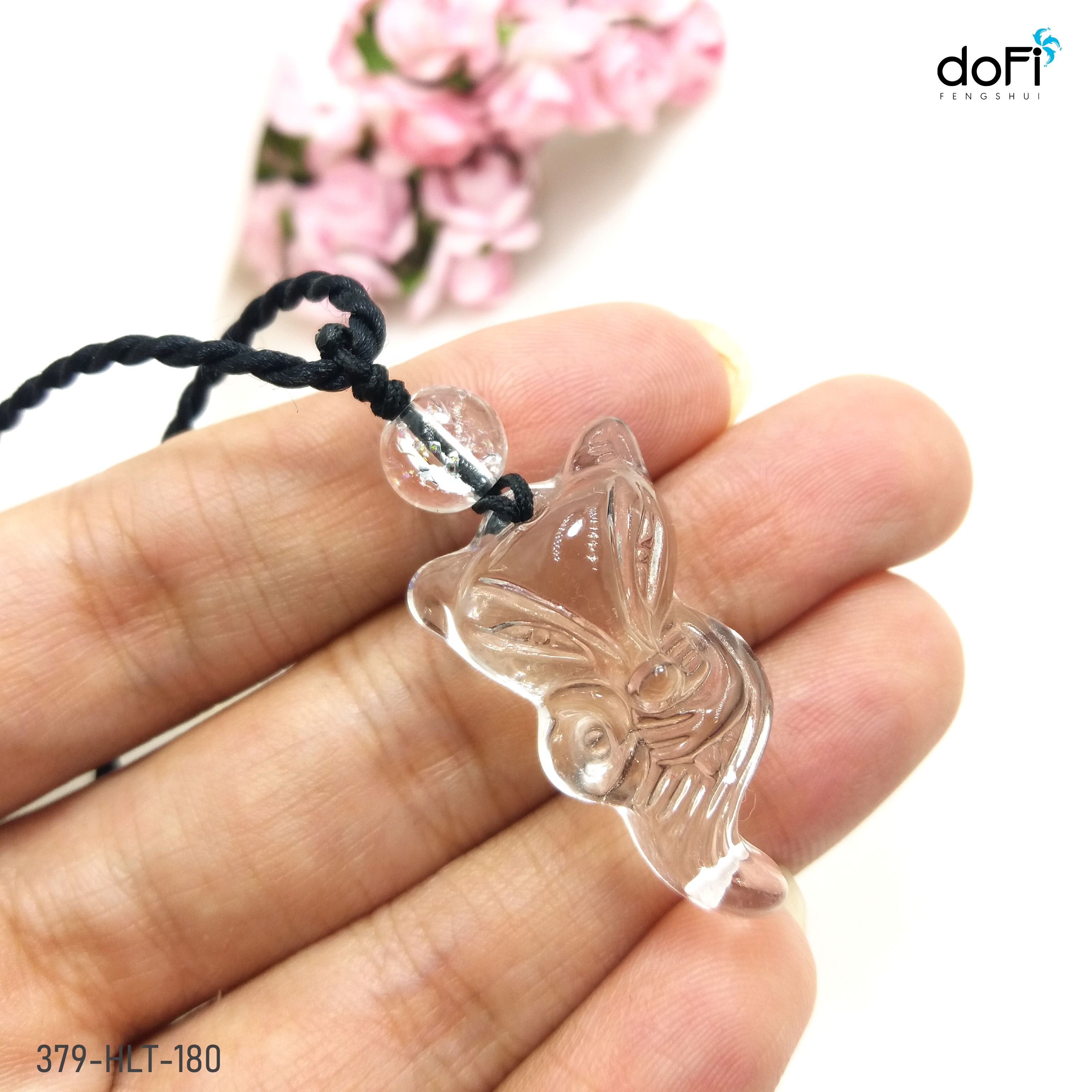 MẶT DÂY HỒ LY DÁNG ÔM HOA HỒNG ĐÁ TOPAZ TRẮNG