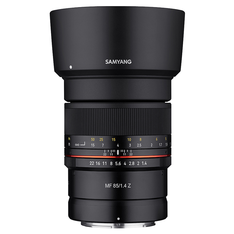 ống kính máy ảnh hiệu Samyang MF 85mm F1.4 cho Nikon Z - HÀNG CHÍNH HÃNG