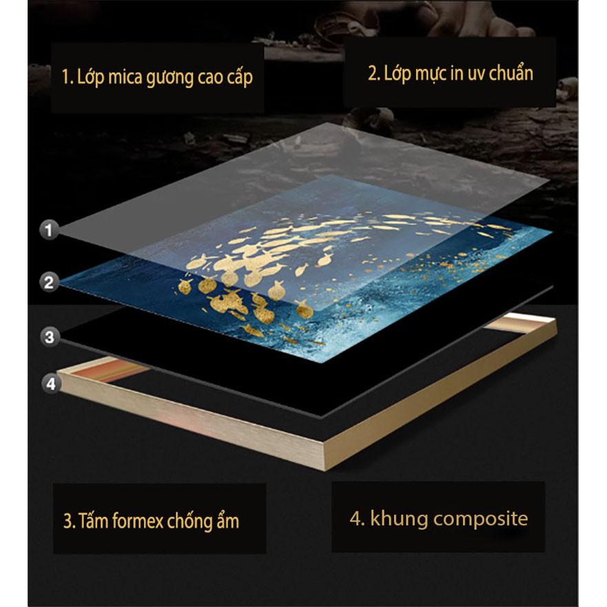 Tranh mica cao cấp Bướm đêm nghệ thuật - MK029