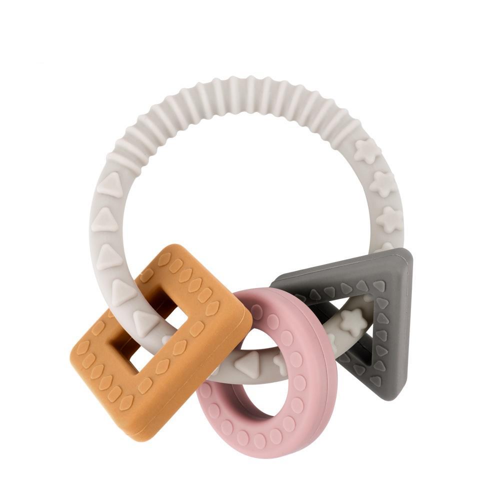 Gặm nướu silicone hình xúc xắc Haakaa. Không chứa BPA, PVC và phthalate. Hỗ trợ quá trình mọc răng của bé, thích hợp cho bé từ 6 tháng tuổi