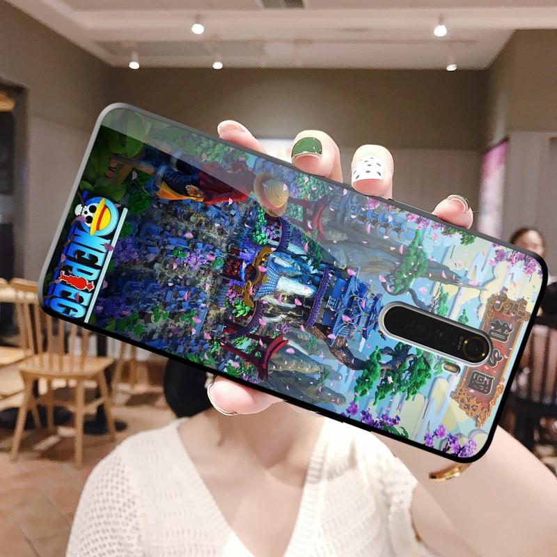 Ốp dành cho iPhone mặt kính in hình Onepice cho IPhone 5/5s/6/6plus/6s/6splus/7/7plus/8/8plus/x/xr/xs/11/12/pro/max/plus/promax