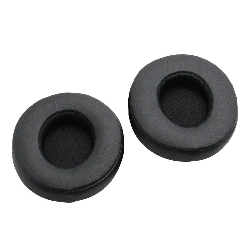 2Pair Ear Pads Cushions Replacement for Beats Solo 2 Solo 3 Red & Black
