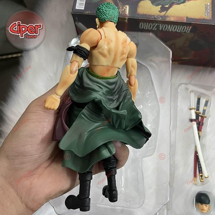 Mô hình Zoro khớp - Mô hình One Piece - Figure Action Zoro SHF