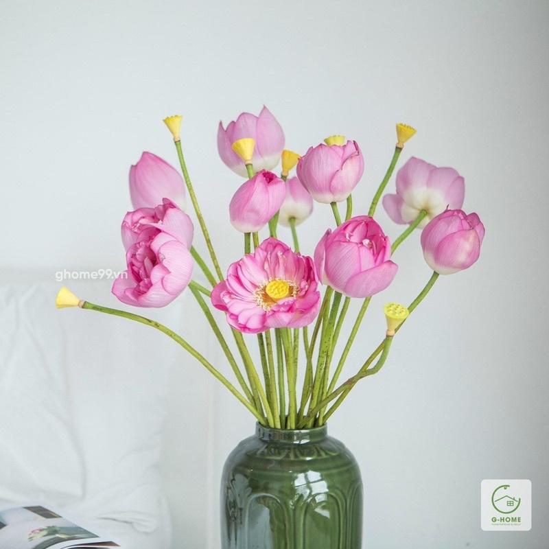 Bình cắm hoa dáng bổ ô, men hỏa biến.