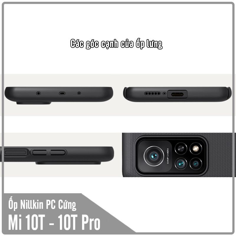 Ốp lưng cho Xiaomi Mi 10T - Mi 10T Pro Frosted Shield nhựa PC cứng Nillkin , Vân nhám , chống vân tay - Hàng nhập khẩu