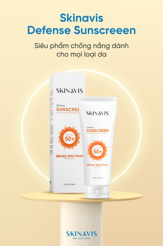 Kem chống nắng Skinavis defense – Phổ rộng, không lên tone da 70ml