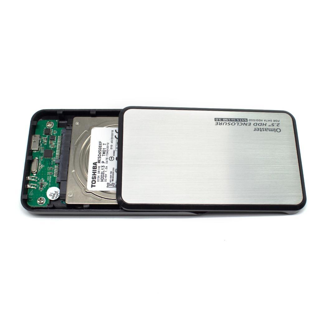 2Pack 2.5''Hard Drive Case SATA HDD SSD USB 3.0 Support 7.0/9.5/12.5mm