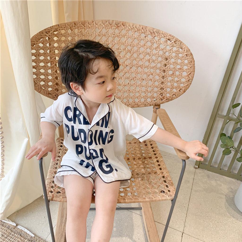 Đồ ngủ lụa cộc tay cho bé ROSY KIDS, Đồ bộ Pijama bé trai bé gái mặc đều xinh từ 6-27kg