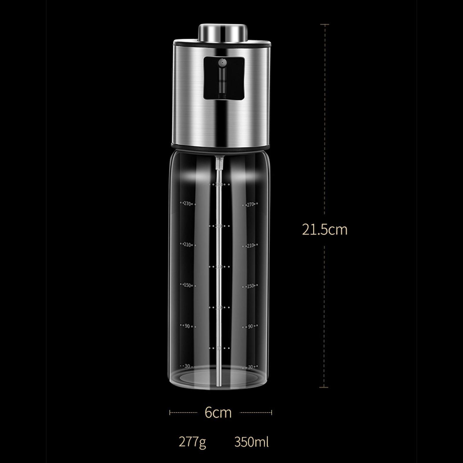 350ml Oil Sprayer Bottle Stainless Steel for Barbecue Roasting Cooking Tool