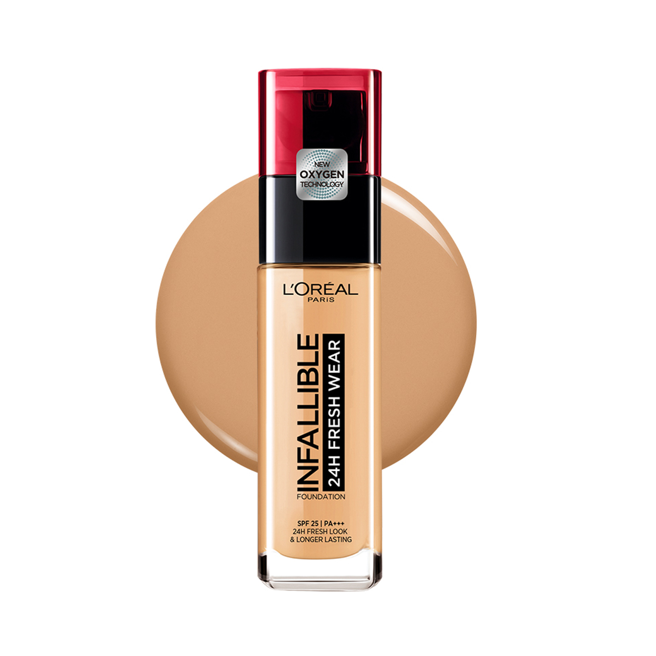 Kem nền 24h mịn nhẹ lâu trôi L'oreal Paris Infallible 24h Fresh Wear Liquid Foundation 30ml