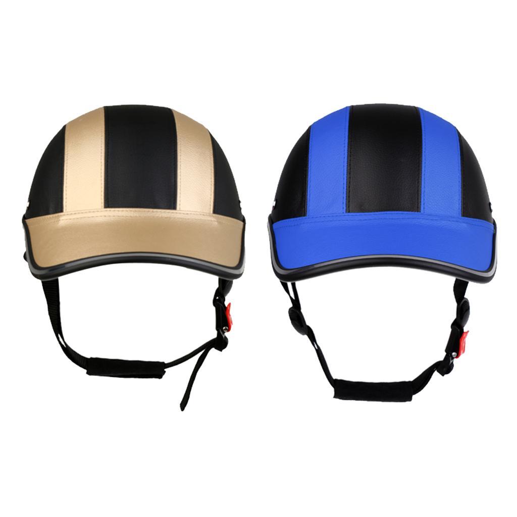 2x Bike Riding Visor Adjustable Strap Safety Baseball Cap