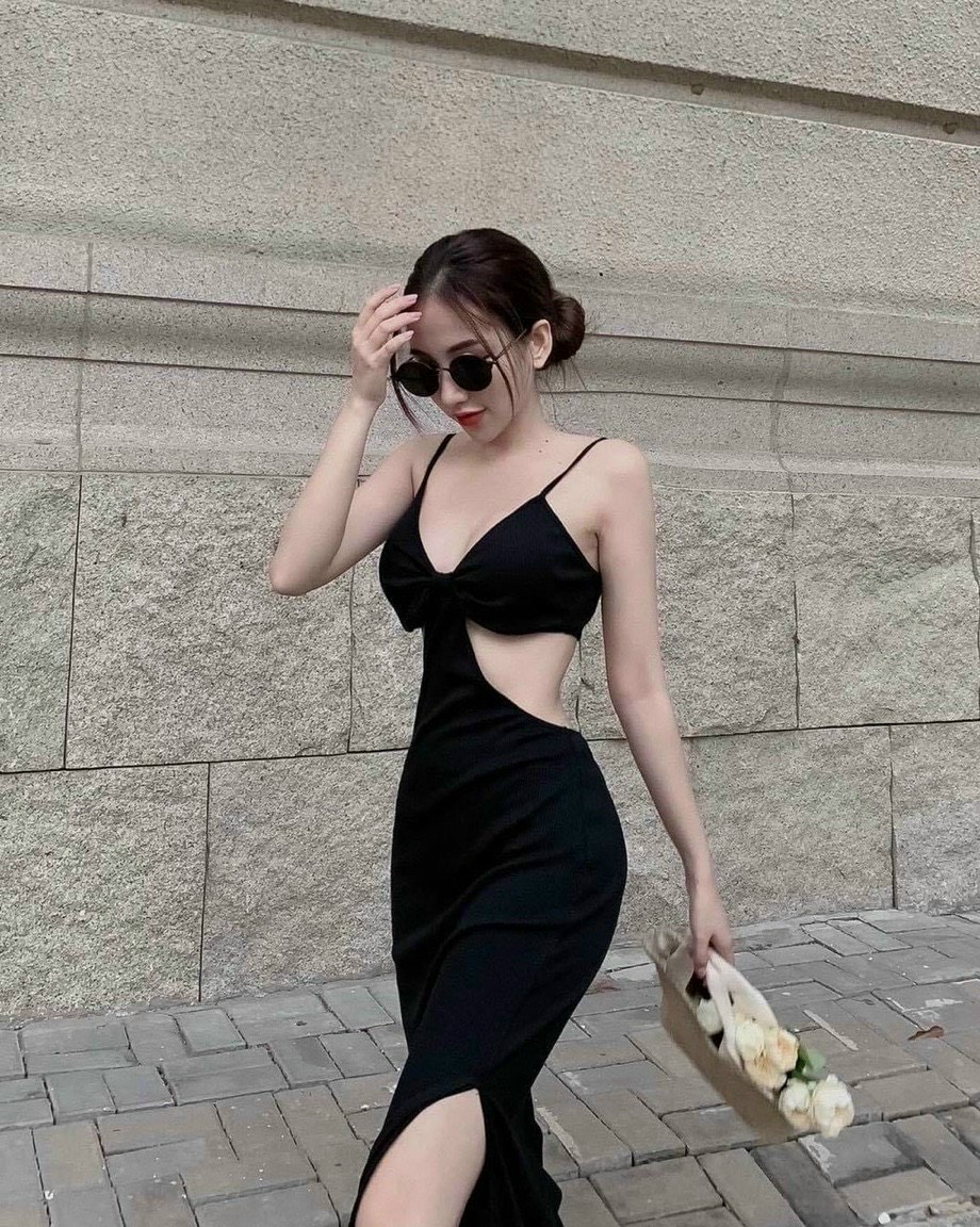 ĐẦM SUÔNG ĐEN 2 DÂY XẺ TÀ