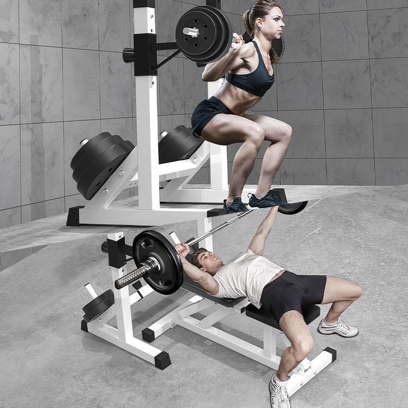 Giá tập tạ có thể điều chỉnh - Giá đỡ tạ tập Squat hàng fullbox