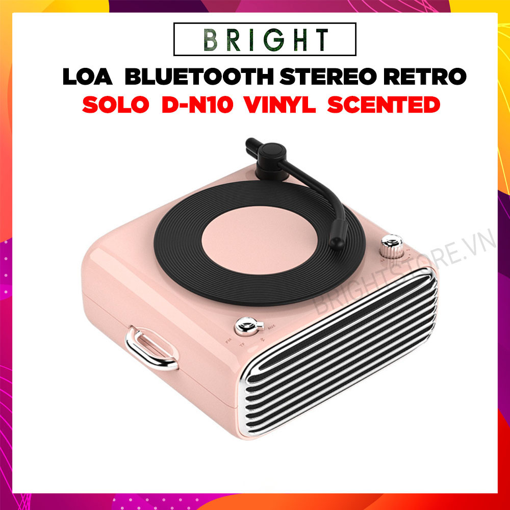 Loa Bluetooth Stereo Retro SOLO DN10 Vinyl Scented