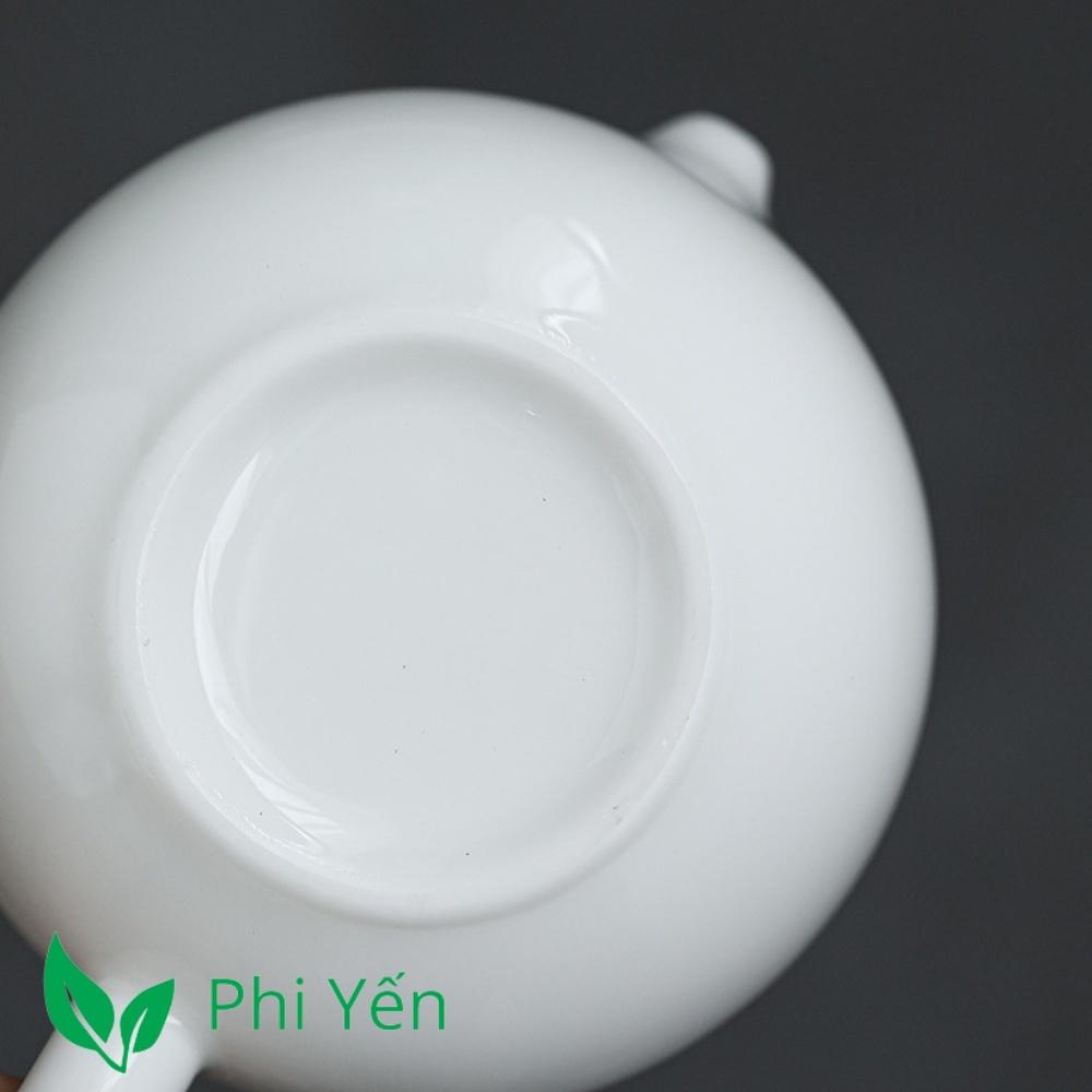 Ấm trà Tây Thi - Bạch Định thấu quang