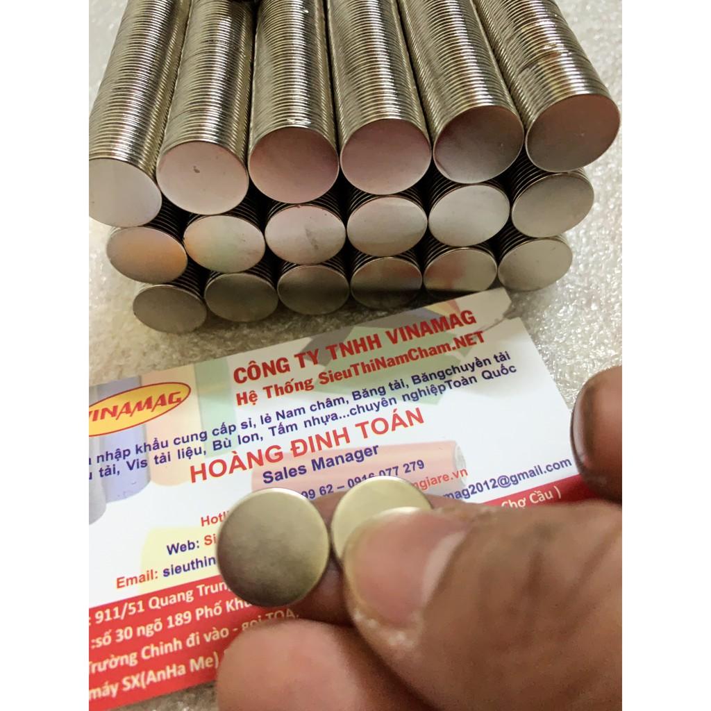Nam Châm Đất Hiếm 14x1mm Từ Tính Mạnh