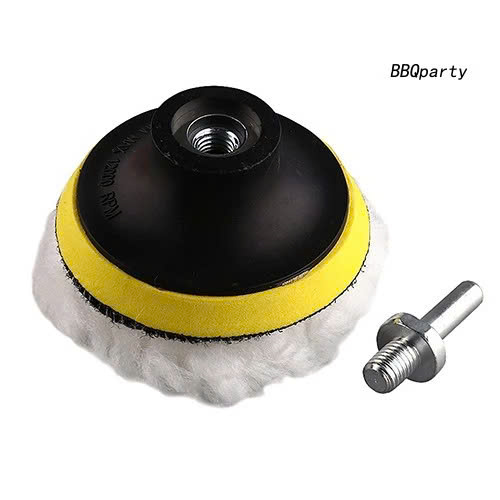 Đánh bóng xe hơi miếng phớt, mút bọt biển bôi dưỡng, phụ kiện ô tô Gồm 2 Miếng xốp 2 Miếng xốp gợn sóng 1 Miếng đệm len 1 Dụng cụ hút 1 Thanh nối