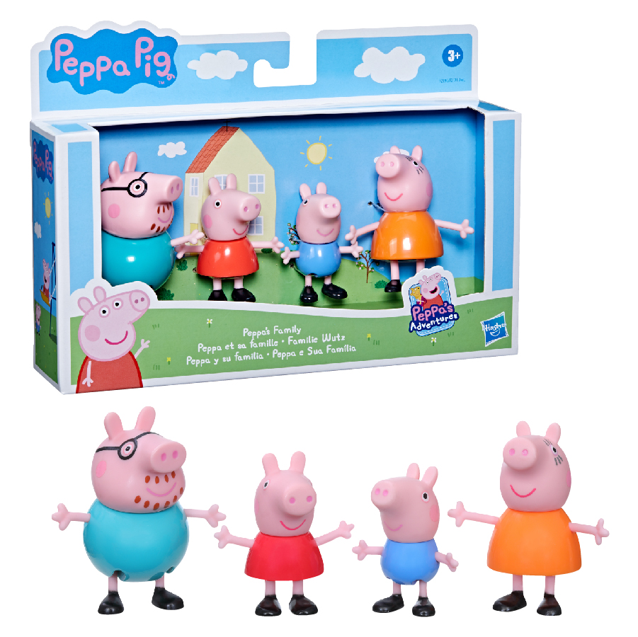 Đồ Chơi Pep Trang Phục Thường Ngày Của Gia Đình Peppa HASBRO PEPPA PIG F2190/F2171