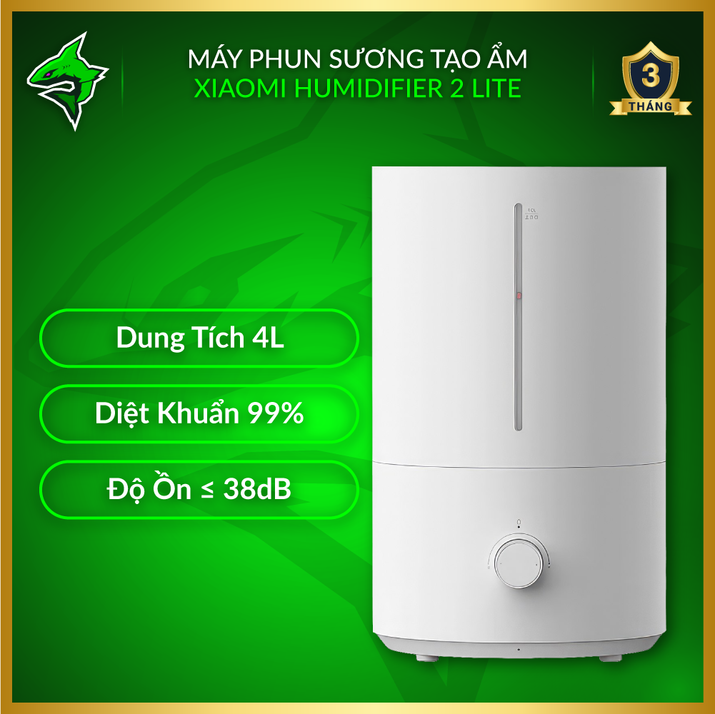 Máy Phun Sương Tạo Ẩm Xiaomi Humidifier 2 Lite- Hàng Nhập Khẩu