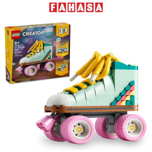 Đồ Chơi Lắp Ráp Giày Trượt Patin Retro 3 In 1 - Retro Roller Skate - Lego Creator 31148 (342 Mảnh Ghép)