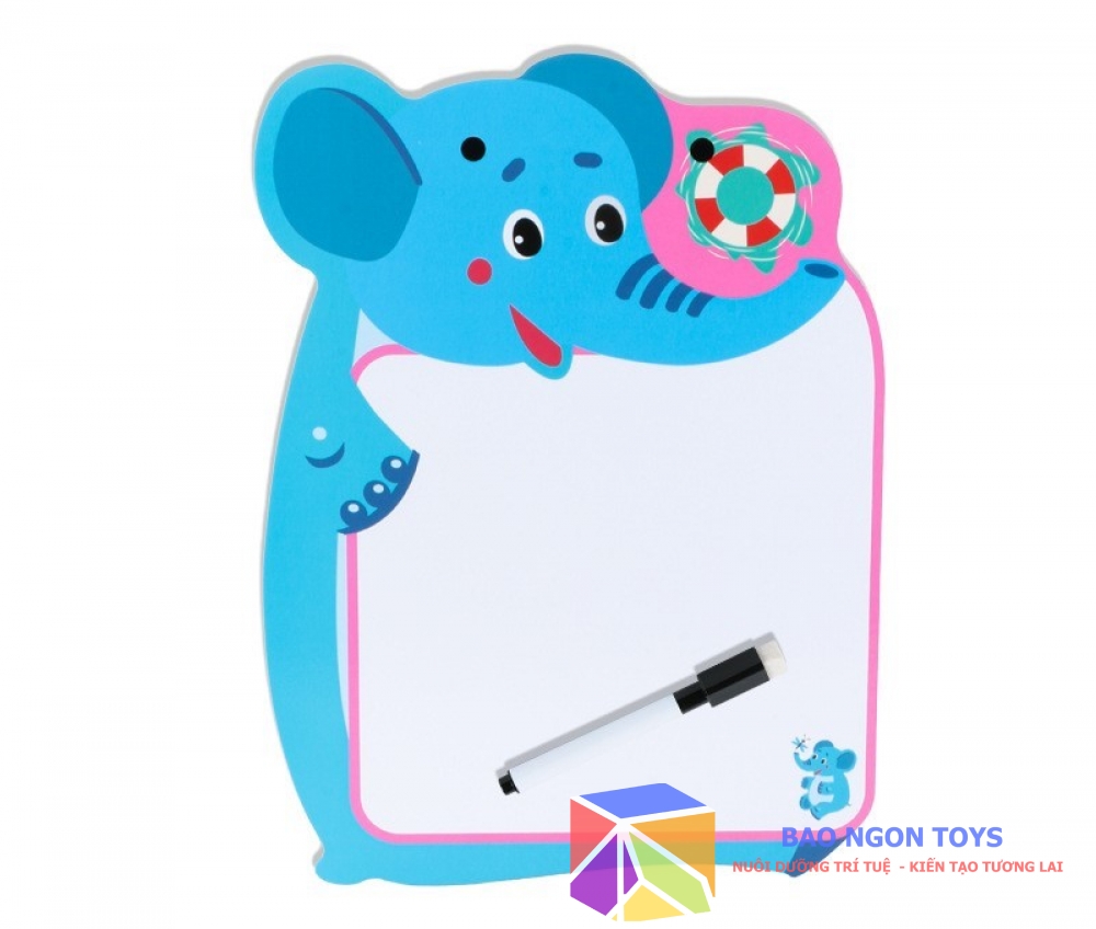 BẢNG VIẾT LÔNG XÓA ĐƯỢC CHO BÉ CHỦ ĐỀ ĐỘNG VẬT NGỘ NGHĨNH - BAO NGON TOYS - BC09