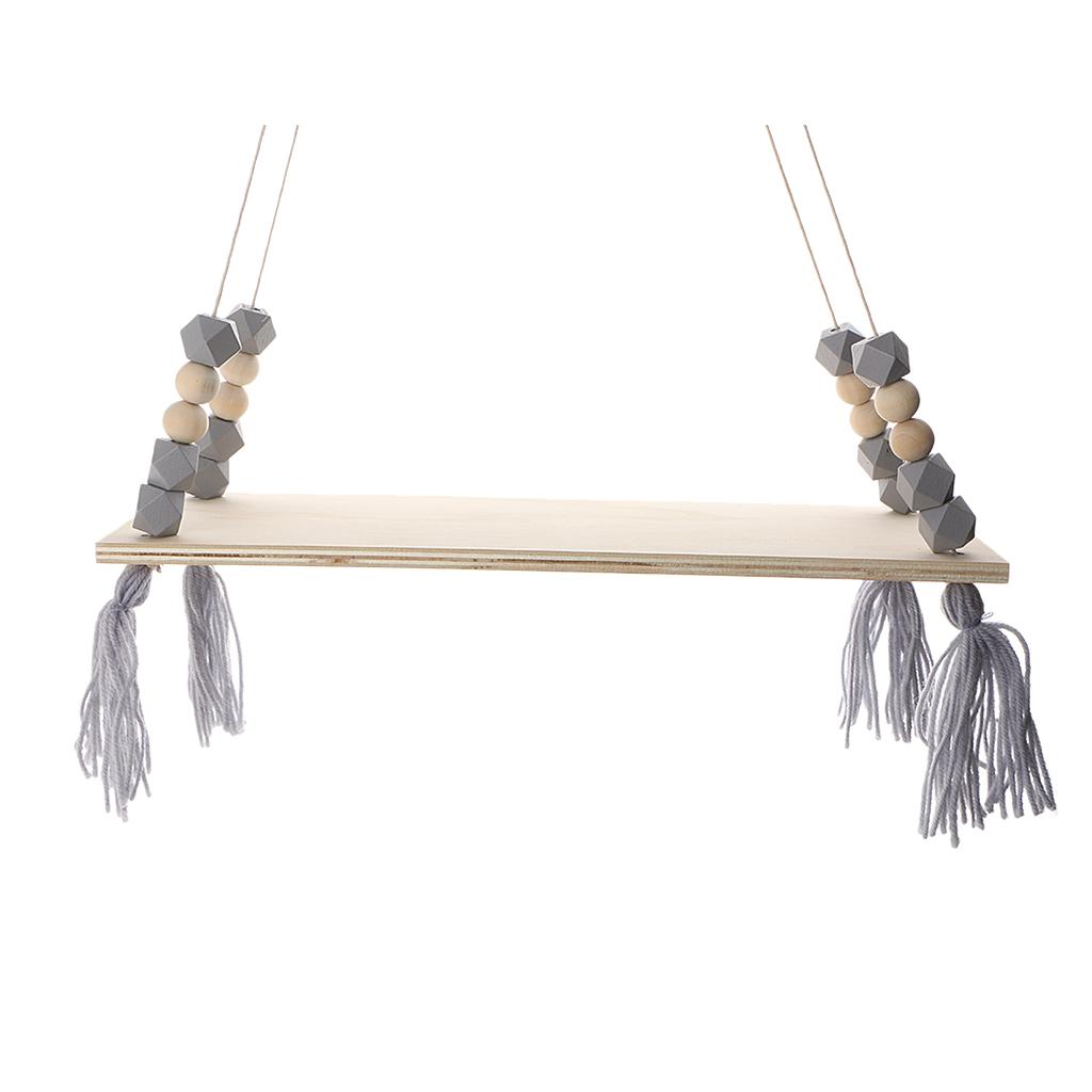 2xHome Decor Wooden Floating Shelf Wall-hanging Display Holder Kids Room Decor
