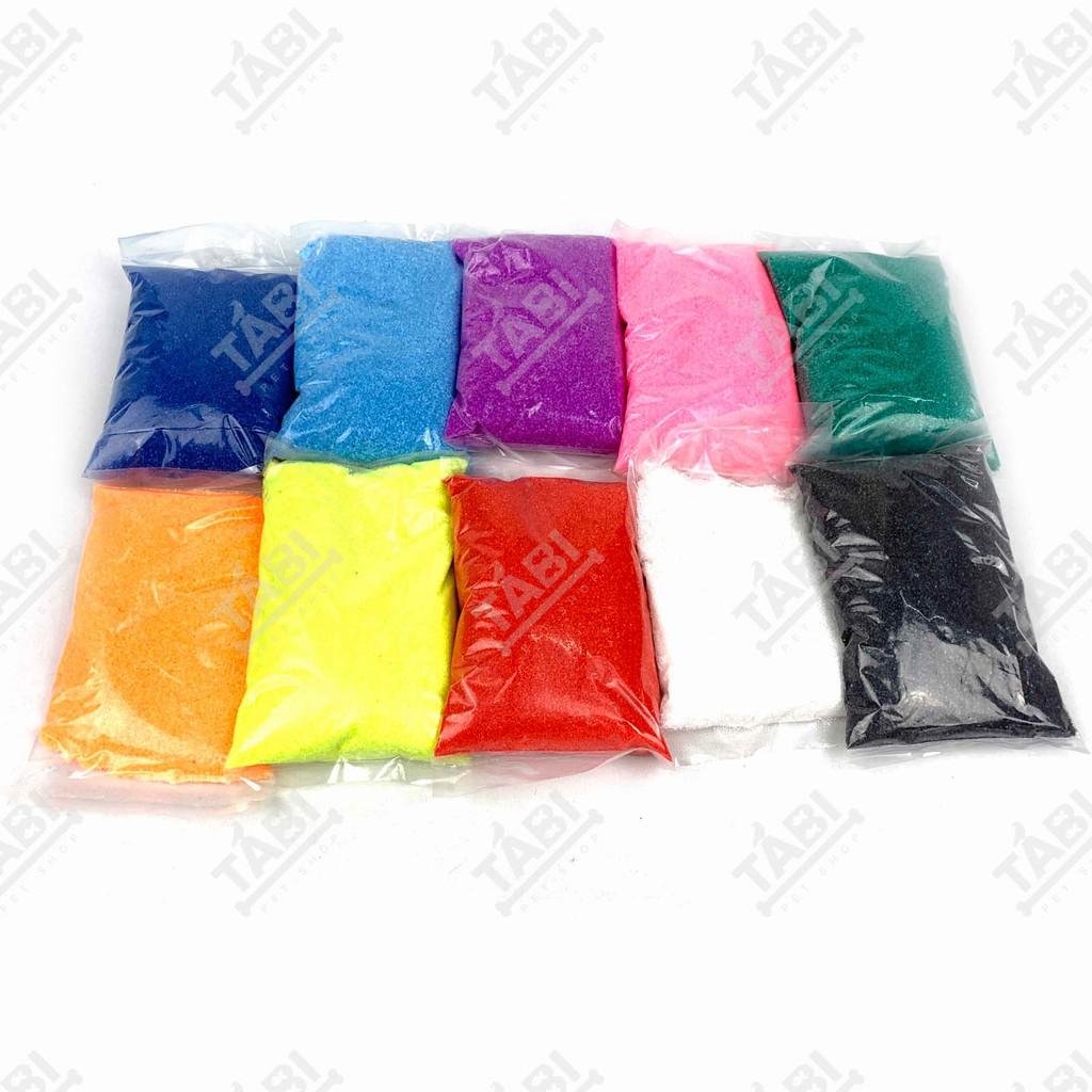 100g Cát Màu Thạch Anh Dùng Để Trang Trí Hồ Cá - Cát Màu Cao Cấp Làm Tiểu Cảnh