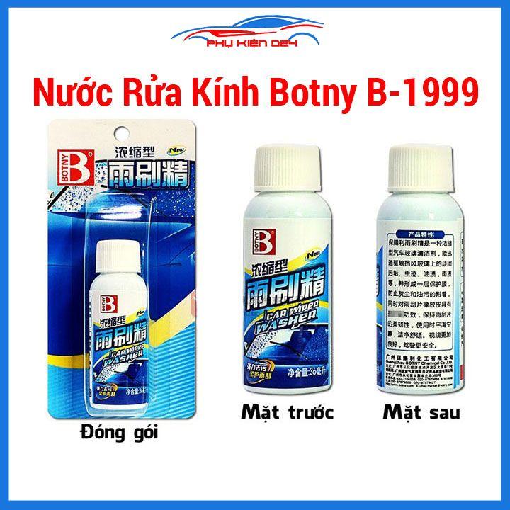 Hình ảnh Nước rửa kính xe ô tô chuyên dụng Glass Cleaner Botny B-1999 dung tích 36ml hàng nội địa Trung