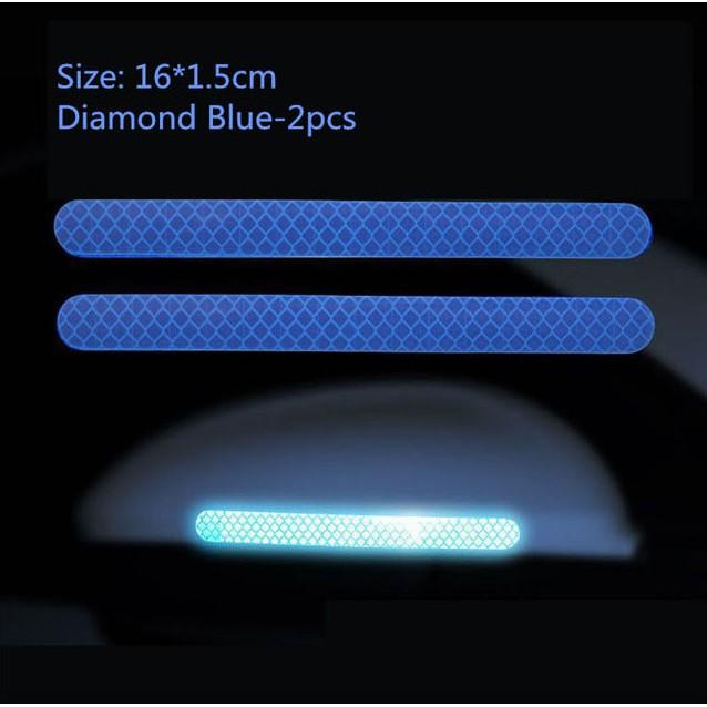 Decal Tem Dải Màu Phản Quang Dán Gương ô Tô Ms-299