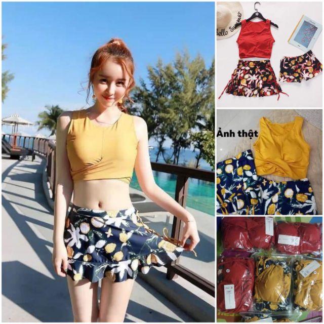 Bộ đi biển 3 chi tiết có size