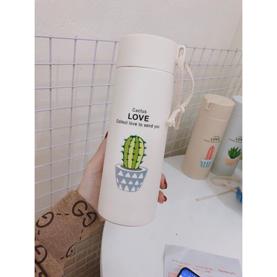 BÌNH ĐỰNG NƯỚC VỎ LÚA MẠNH AN TOÀN, CAO CẤP IN HÌNH XƯƠNG RỒNG, TOTORO