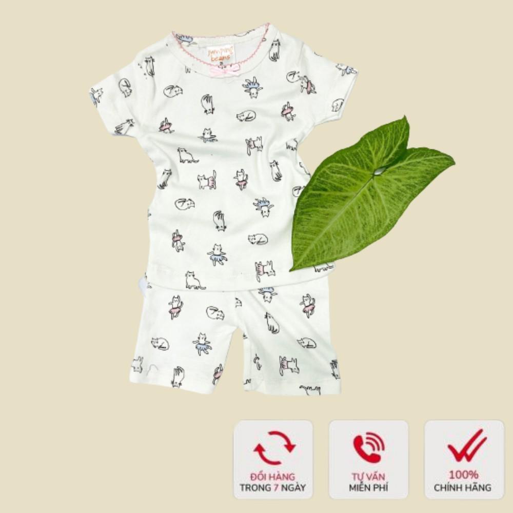 Bộ cộc tay cho bé, quần áo trẻ em cho bé gái Jumming Bean chất cotton cực đẹp Xu Xu Kids size từ 6-18kg