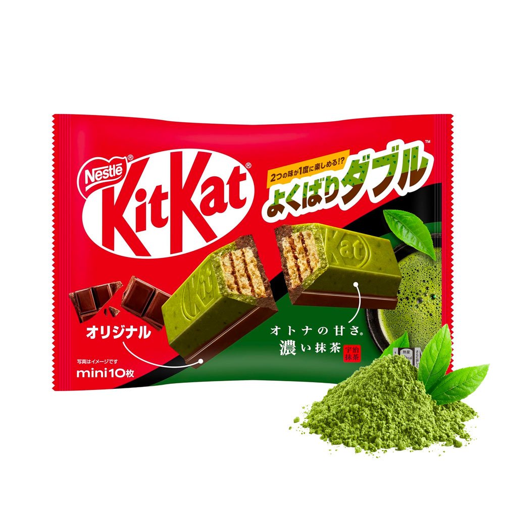 Bánh Kitkat NESTLE mini mix vị socola và matcha