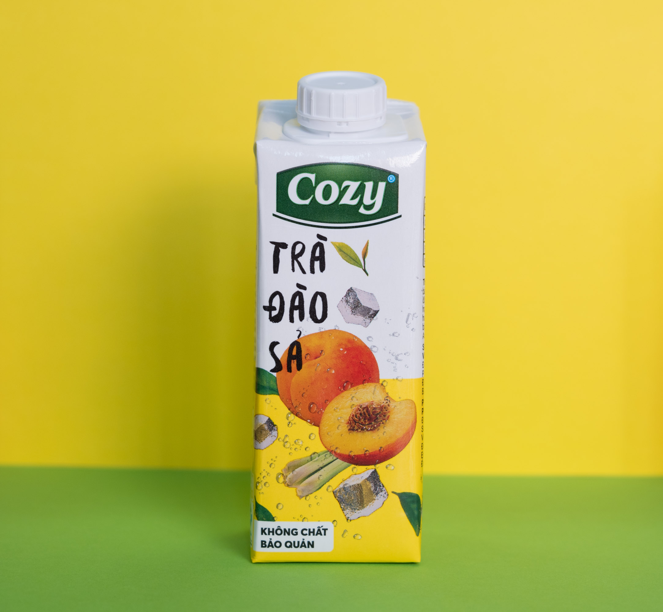 Trà Đào Sả Cozy - Lốc 4 hộp