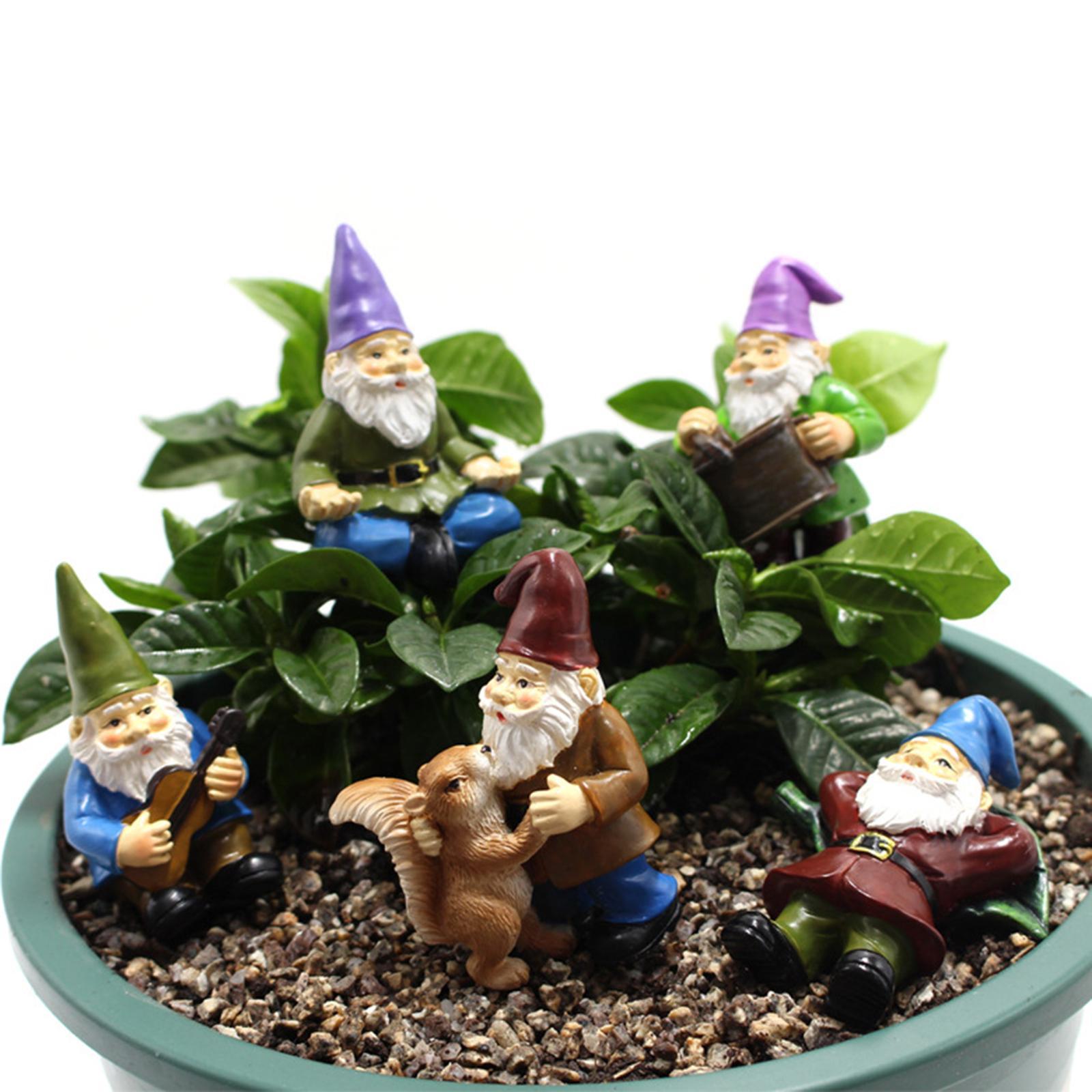 5x Fairy Miniature Figurine Garden Ornament Yard Decor House Accessories