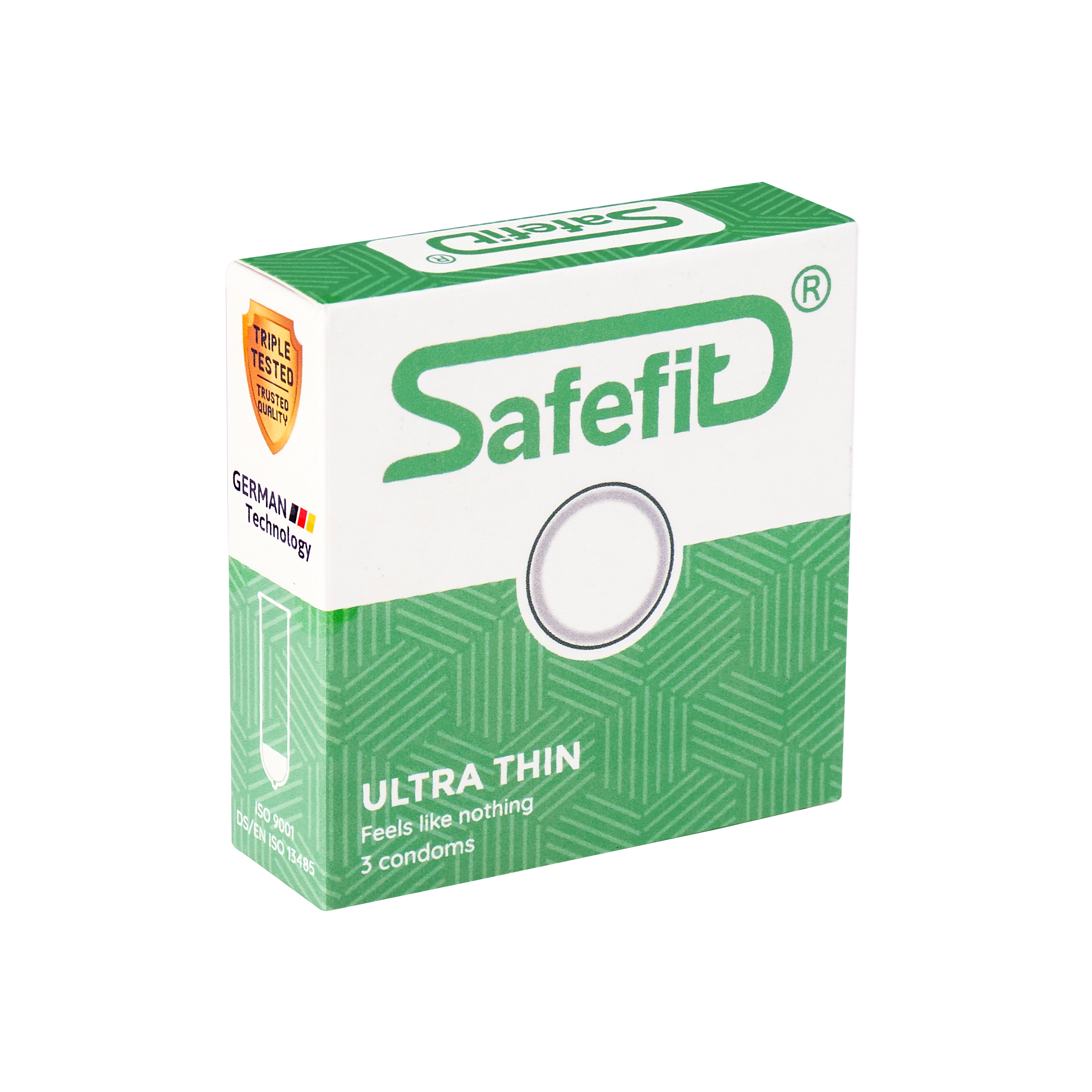 Bộ 3 hộp bao cao su Safefit siêu mỏng Untrathin - hộp 3 chiếc