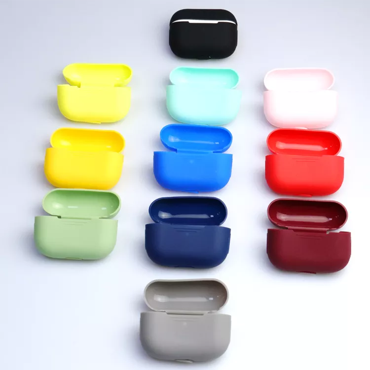 Case Trơn, Vỏ Đựng Bảo Vệ Dành Cho Tai Nghe Không Dây Bluetooth Air Pro - Ốp Silicon Dẻo Chống Va Đập, Nhiều Màu