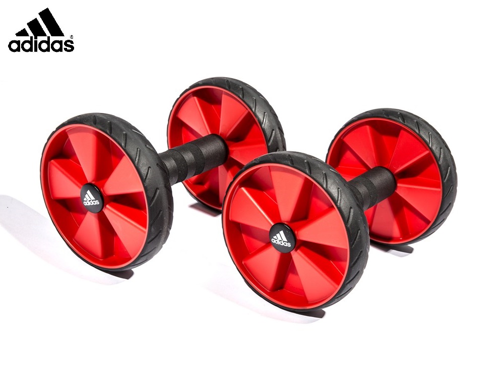 Bánh Xe Đẩy, Con Lăn Tập Bụng Chính Hãng ADIDAS ADAC-11604 Core Rollers (1 Cặp) - Tập Fitness, Gym