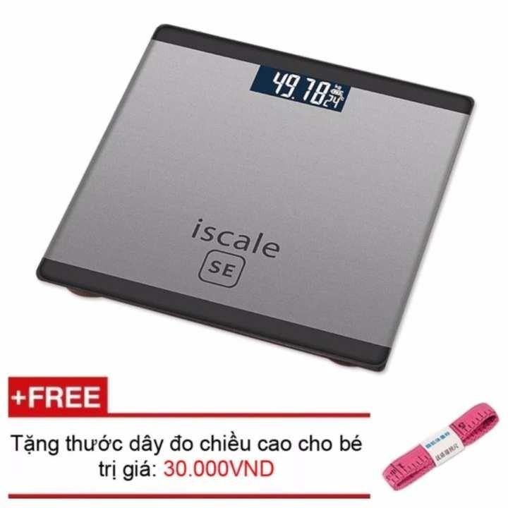 Cân sức khỏe điện tử Iscale SE Max 180kg - Tặng kèm thước dây