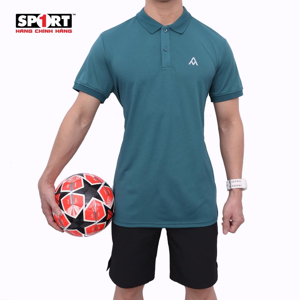 Áo Polo Nam Hàng Hiệu Cổ Bẻ Form Rộng AM SPORT1 Ngắn Tay Cao Cấp MP121