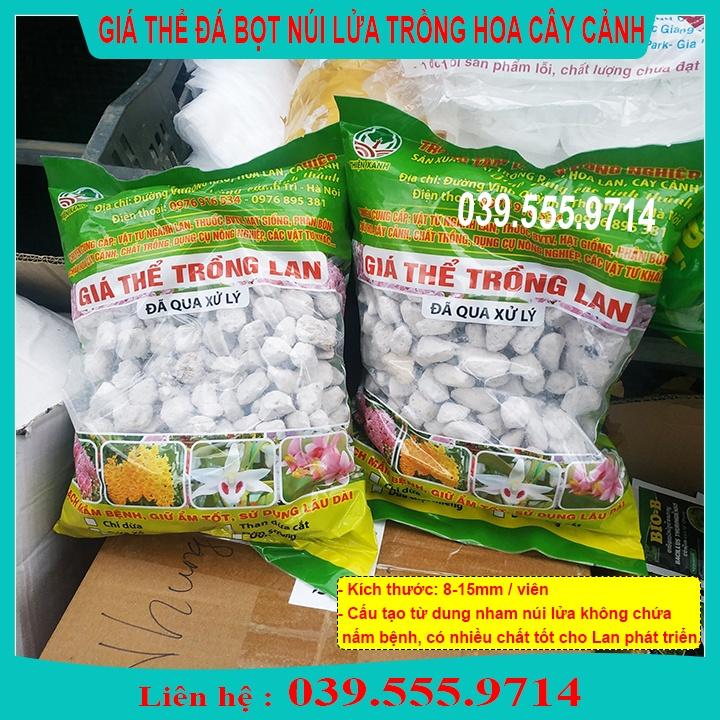 ĐÁ BỌT GIÁ THỂ TRỒNG LAN ĐÃ QUA XỬ LÝ TÚI 5DM ( 1KG)