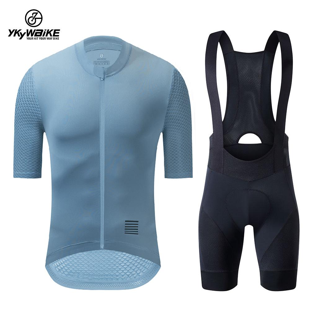 YKYWBIKE Bộ Quần Áo Đạp Xe Jersey Cổ Điển MTB Đi Xe Đạp Yếm Quần Short Bộ Phản Quang Tùy Chỉnh Xe Đạp Quần Áo Xe Đạp Quần Áo Maillot Color: black Size: Asia-M