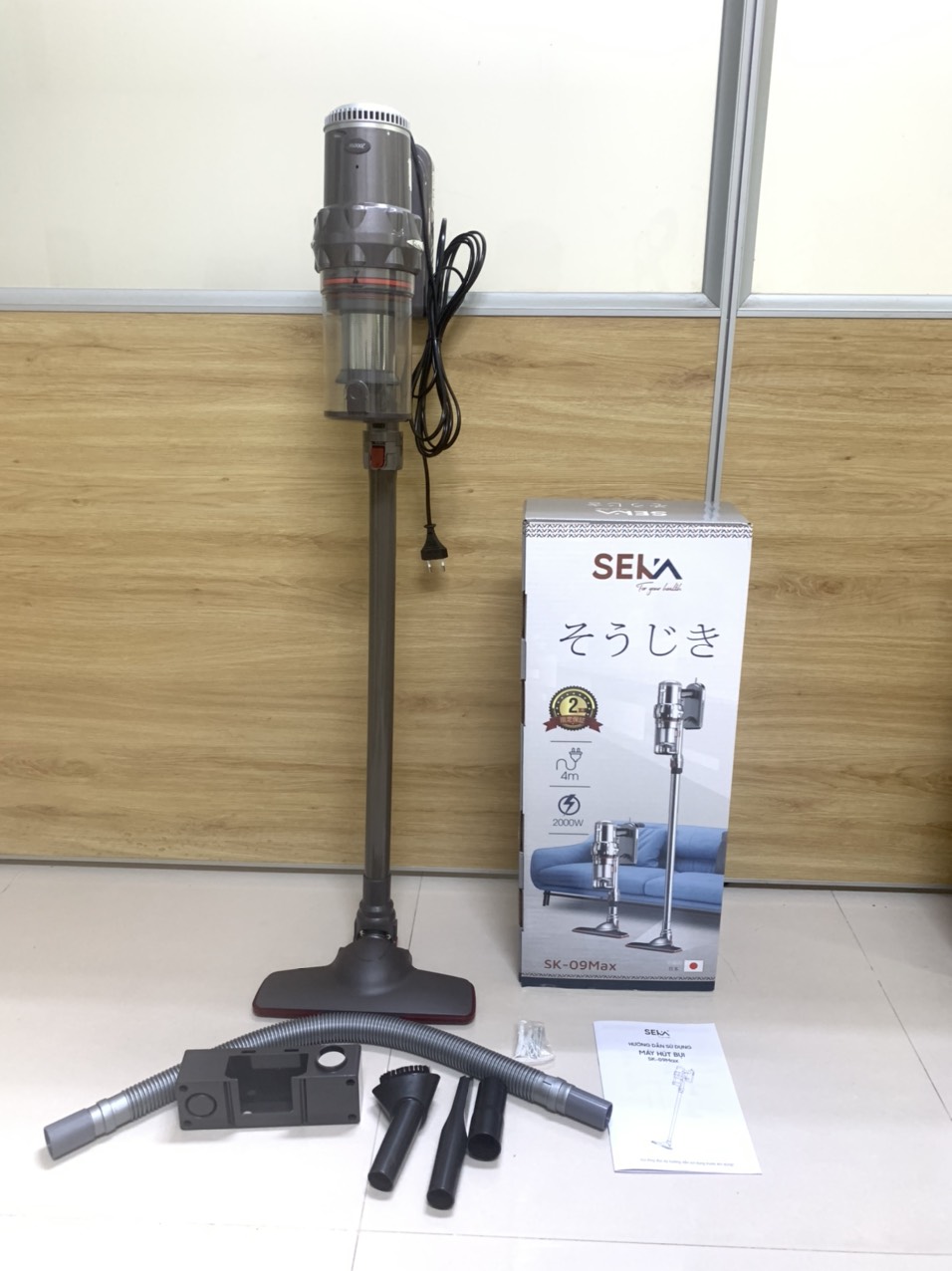 Máy Hút Bụi Cầm Tay SEKA SK-09Max Công Suất 2000W, Hàng Chính Hãng