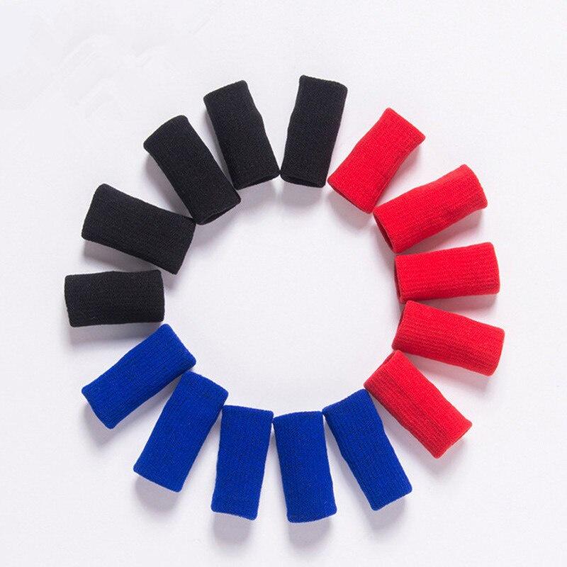 10pcs Stretchy Sports Finger Sleeves Arthritis Support Finger Guard Outdoor Basketball Volleyball Finger Protectio