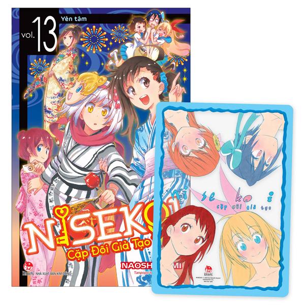 Sách - Nisekoi - Cặp Đôi Giả Tạo - Tập 13 - Yên Tâm - Tặng Kèm Card Nhựa Trong