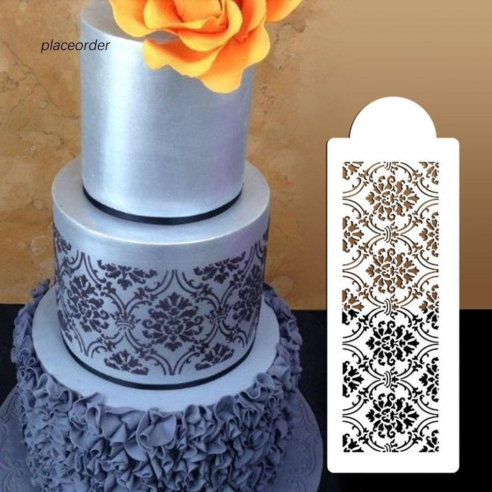 Khuôn Hoa Văn Tạo Hình Trang Trí Bánh Kem Cao Cấp - Decor bánh kem châu âu bánh đám cưới - DIY CBHOAVAN3P