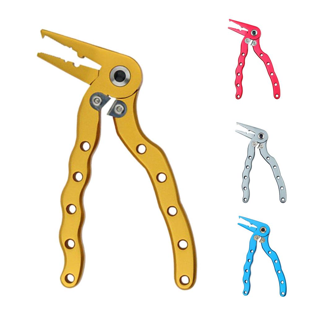 Multifunctional Fishing Plier Hook Remover Steel Wire Line Cutter