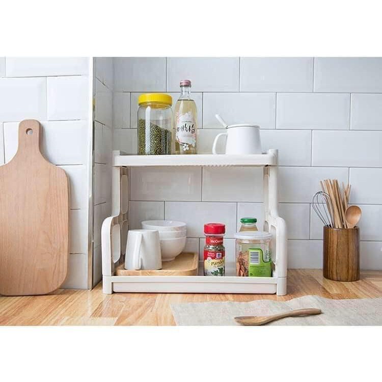 Kệ đựng gia vị nhà bếp cao cấp tiện dụng-Màu ngẫu nhiên