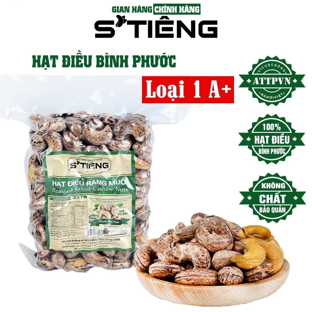 500Gr Hạt Điều Rang Muối STIÊNG Nguyên Hạt Loại 1 A+ Túi Hút Chân Không